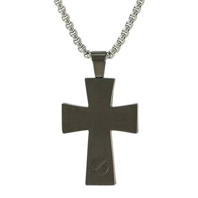 Ripplet Cross Cremation Pendant II